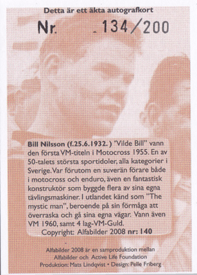 Bill Nilsson Baksida