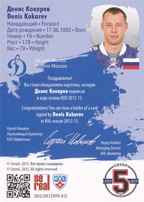 Denis Kokarev Baksida