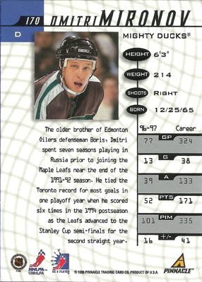 Dmitri Mironov Baksida