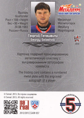 Georgy Gelashvili Baksida