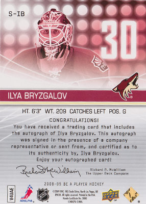 Ilya Bryzgalov Baksida