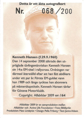 Kenneth Hansen Baksida