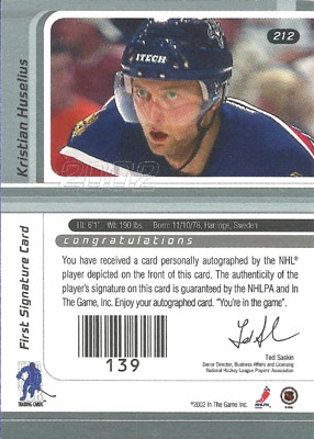 Kristian Huselius Baksida