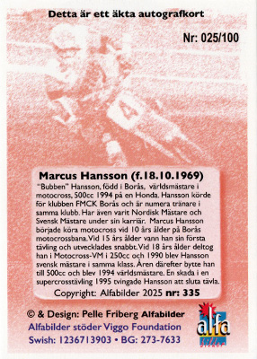 Marcus Hansson Baksida