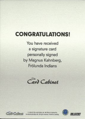 Magnus Kahnberg Baksida