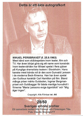 Mikael Persbrandt Baksida
