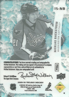 Nicklas Bäckström Baksida