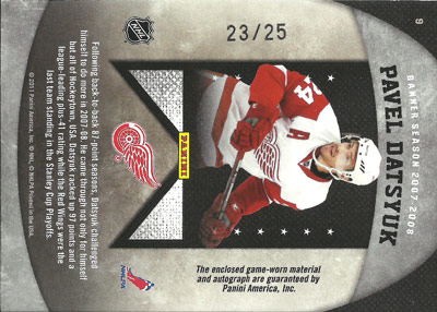 Pavel Datsyuk Baksida