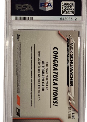 Mick Schumacher  Baksida